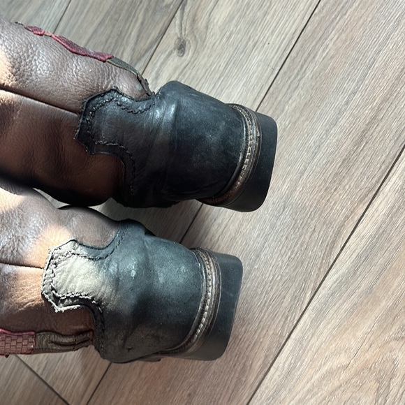 Anfibio il Java Nubuck Suede Shepskin Eskimo Scène Multi Color Tall - Picture 6 of 12